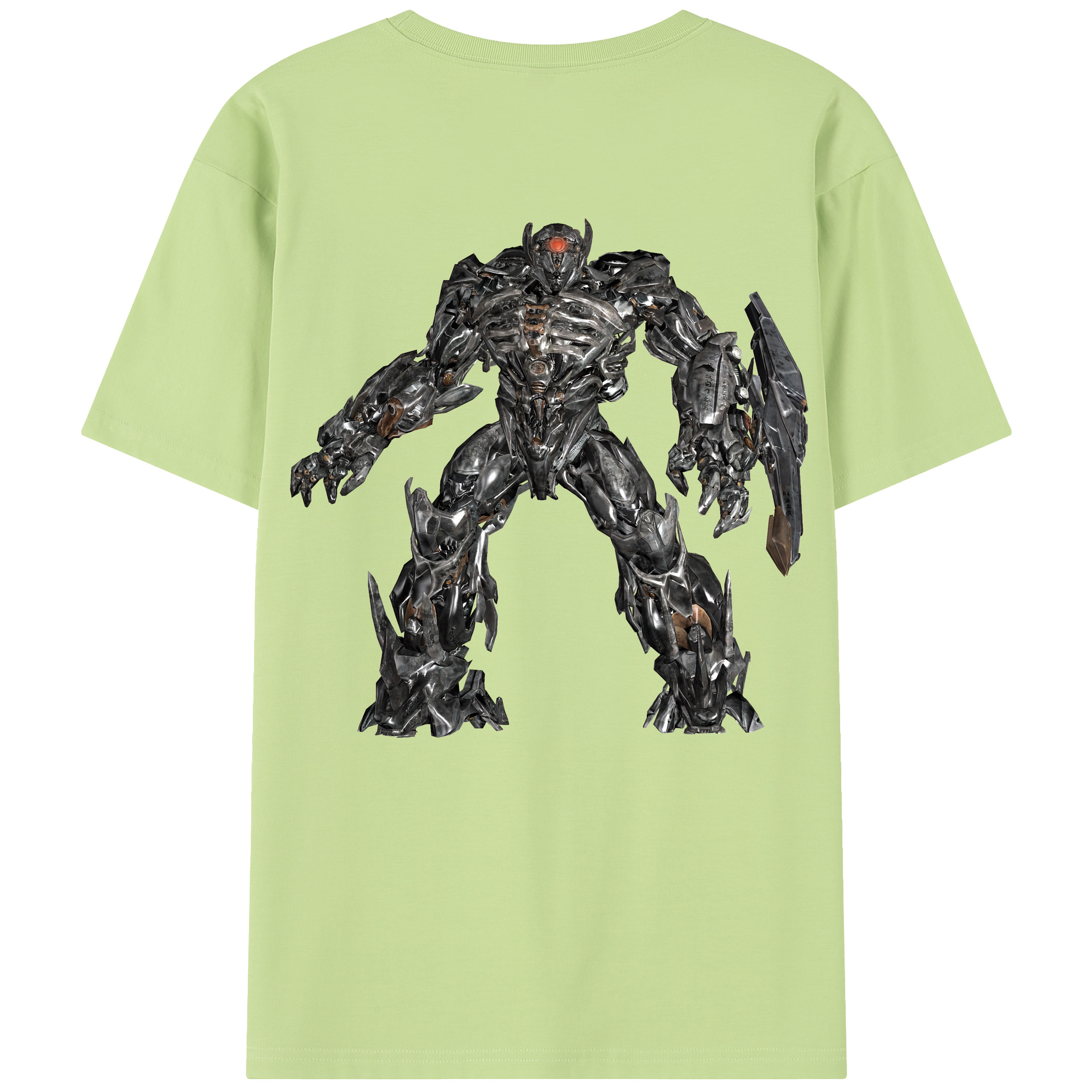 （画像用） Transformers トランスフォーマー 綿100％半袖Tシャツ（背面プリント）